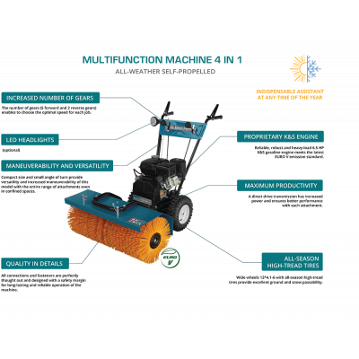 Всесезонная мультифункциональная машина KS 7HP-MFM 80E