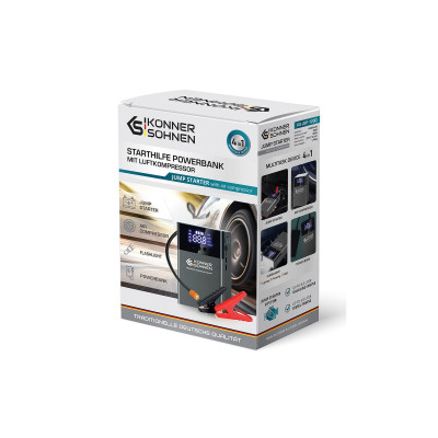 Starthilfe Powerbank mit Luftkompressor  KS JSP-1200