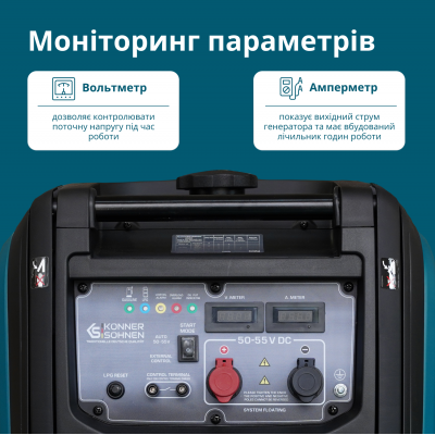 Генератор постійної напруги KS 48VGS-DC версія 50-55В