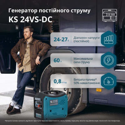 Генератор постійного струму KS 24VS-DC Генератор постійного струму KS 24VS-DC