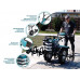 Бензиновий культиватор KS 9HP-1350G-3 (500)