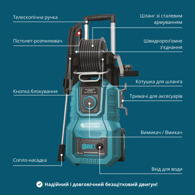 Мийка високого тиску KS PW160V-BL