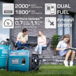 Газобензинові генератори