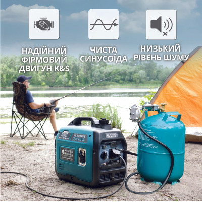 Інверторний газобензиновий генератор KS 3100iG S